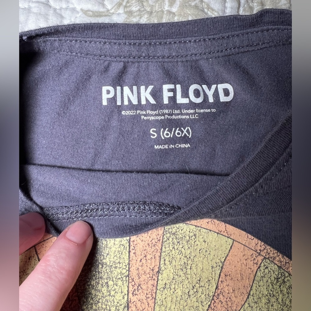 Baby Tee Crop Top Bundle, size small y2k Hollister Wild Fable Pink Floyd T Shirt - Picture 6 of 10